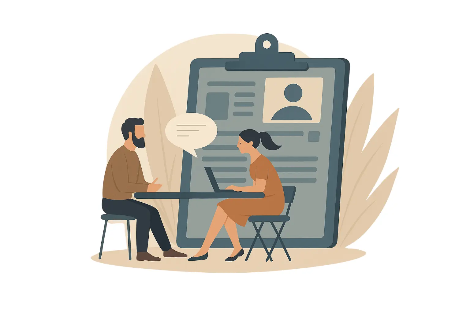 Property Management Consultations - Blue - Beige