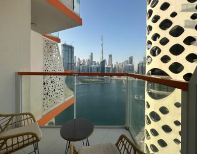 Uptown Getaway Studio | Millennium Binghatti Residences, Business Bay