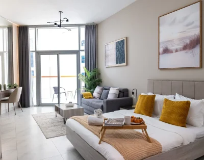 Laid-back Studio | Central Location | Canal View Studio | Millennium Binghatti Residences, Business Bay